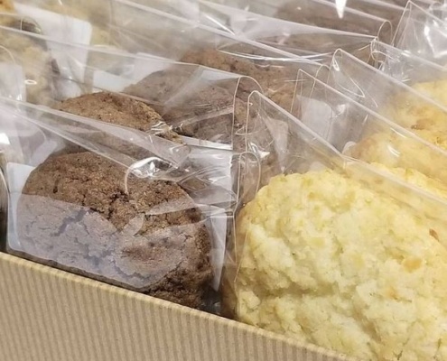 individually wrapped cookie baskets